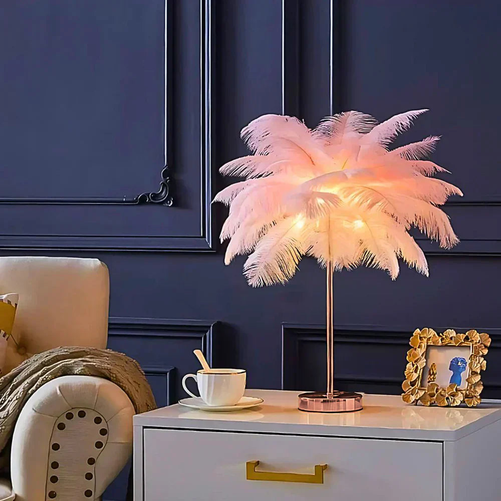NovaFeather Lamp with Soft Glow for Elegant Home Decor