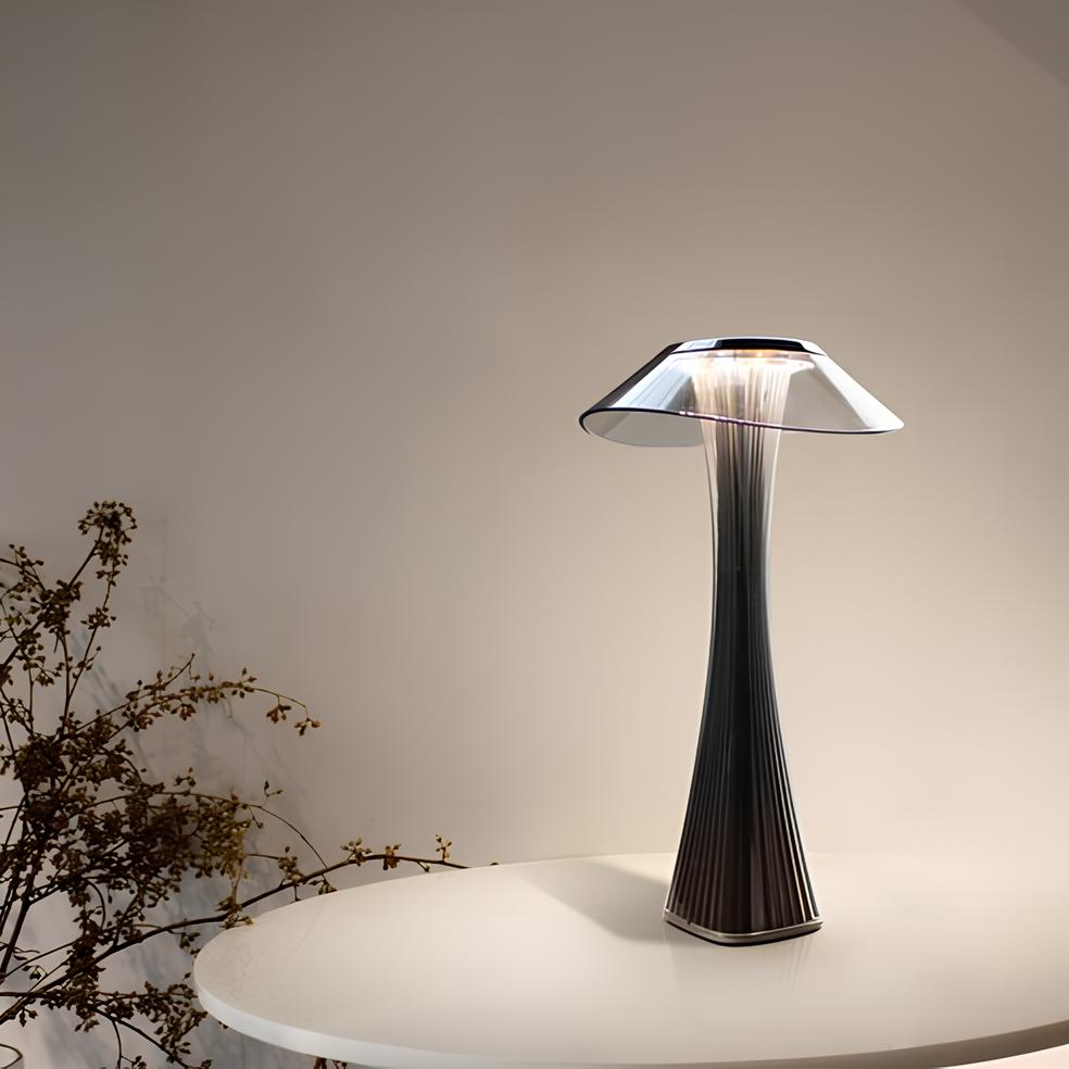 LumaPulse Cordless Lamp Sleek Rechargeable Nightstand Light