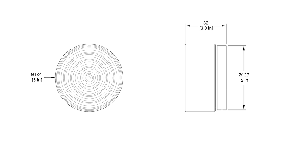 Liora Ripple IP65 Tempered Glass Wall Sconce Outdoor Light