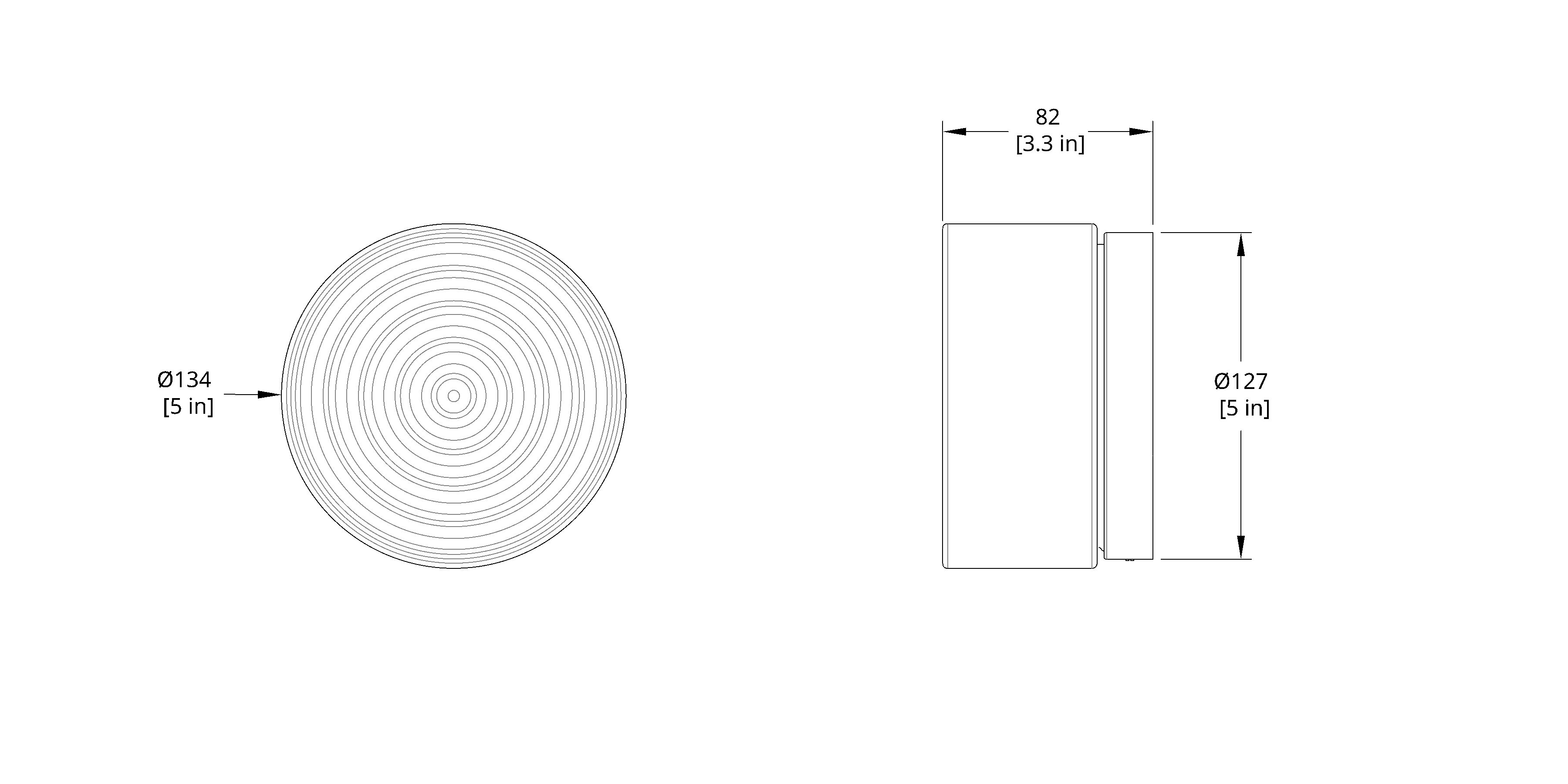 Liora Ripple IP65 Tempered Glass Wall Sconce Outdoor Light