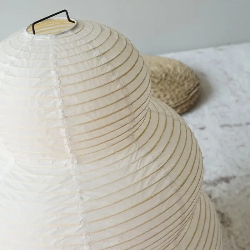 KireiLuma Floor Lamp White Rice Paper Sphere Japanese Style