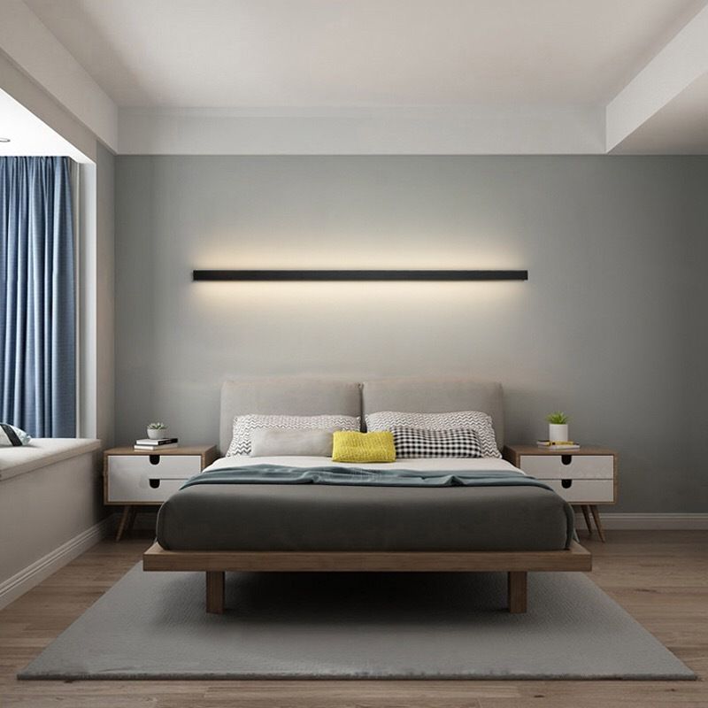 Minimalist Linear LED Wall Lamp For Ambient Lighting