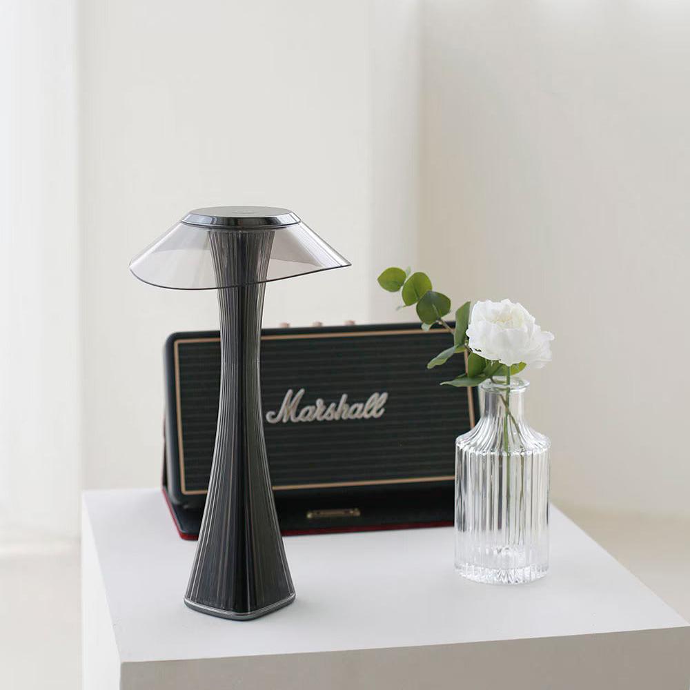 LumaPulse Cordless Lamp Sleek Rechargeable Nightstand Light
