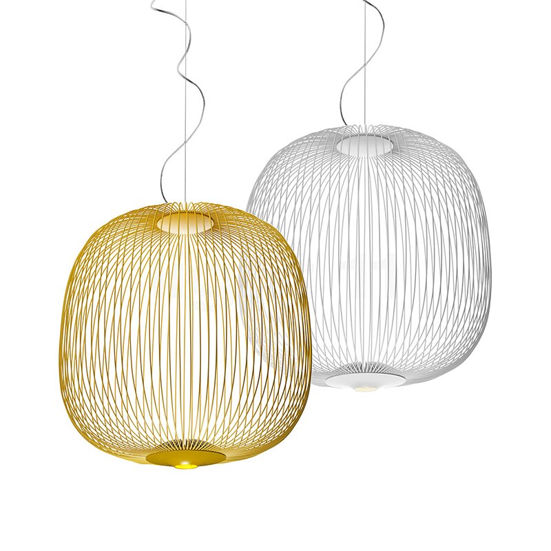 VentoSpire Suspension Pendant Light with Spoke Motif