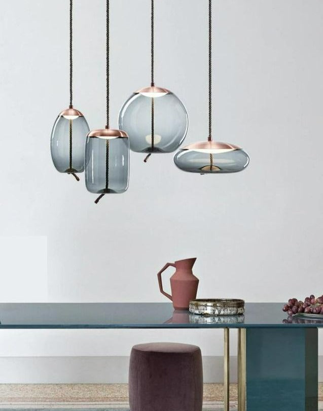 LoomNord Glass Rope Pendant Lights In Nordic Style Today