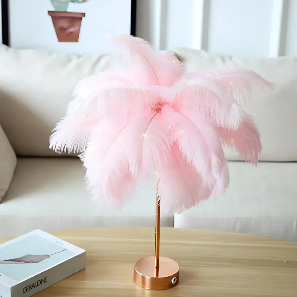 NovaFeather Lamp with Soft Glow for Elegant Home Decor