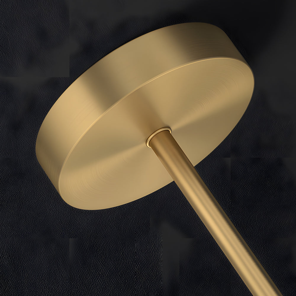 Aurelix Copper Finish LED Desk Lamp with Adjustable Head