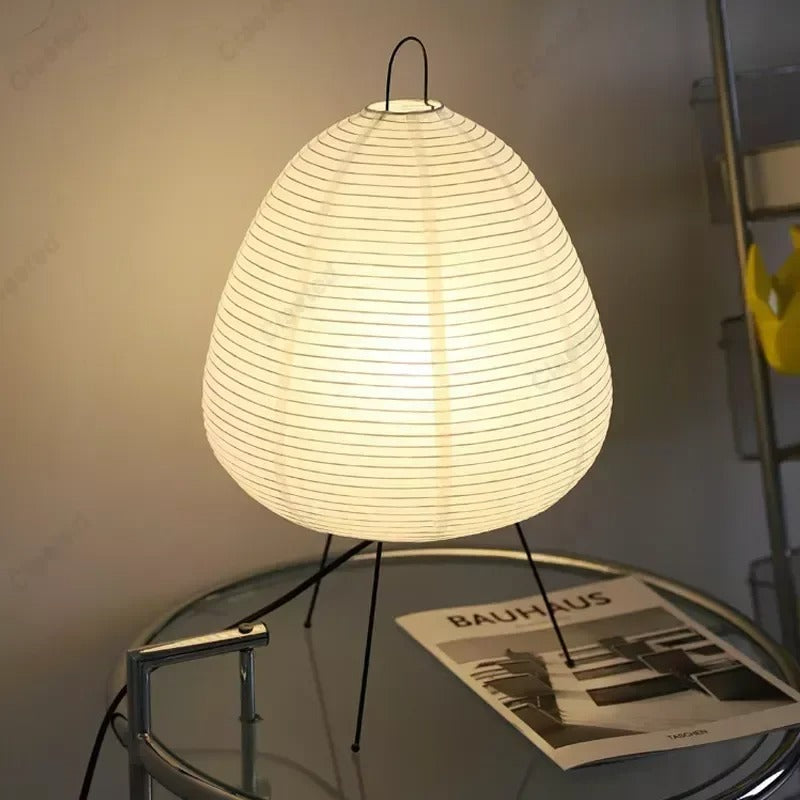 SoraLum Rice Paper Table Lamp With Soft Ambient Glow