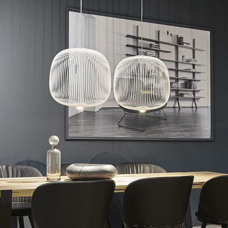 VentoSpire Suspension Pendant Light with Spoke Motif
