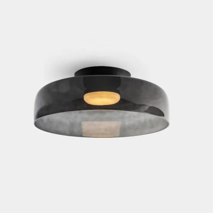 AuroraMed Medieval Glass Ceiling Lamp With Nordic Charm