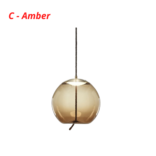 LoomNord Glass Rope Pendant Lights In Nordic Style Today