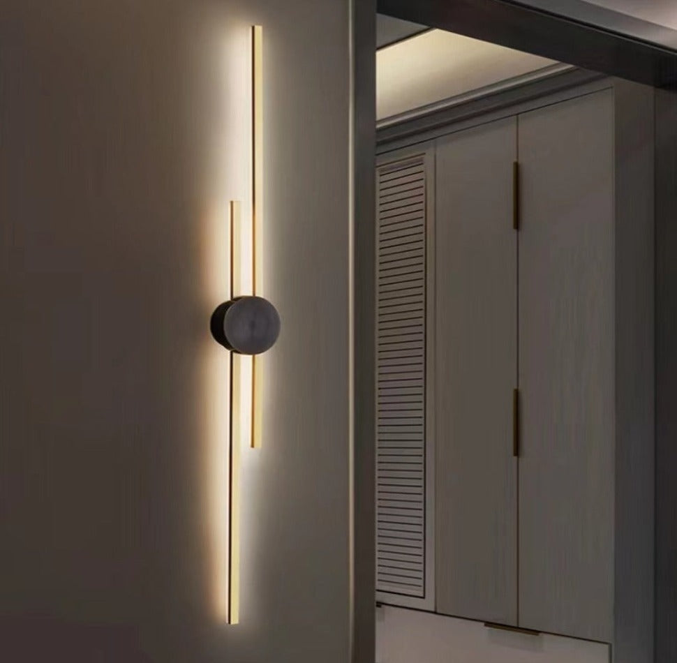 Aurea Wall Sconce Minimalist LED Fixture for Hallway