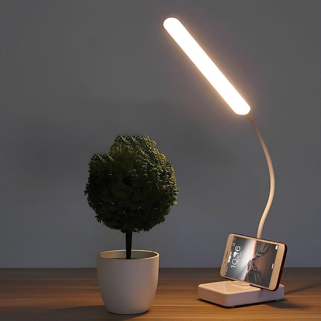AeroLux LED Desk Lamp With Flexible Adjustable Arm Slim