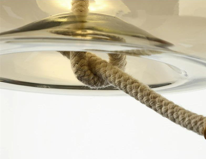 LoomNord Glass Rope Pendant Lights In Nordic Style Today
