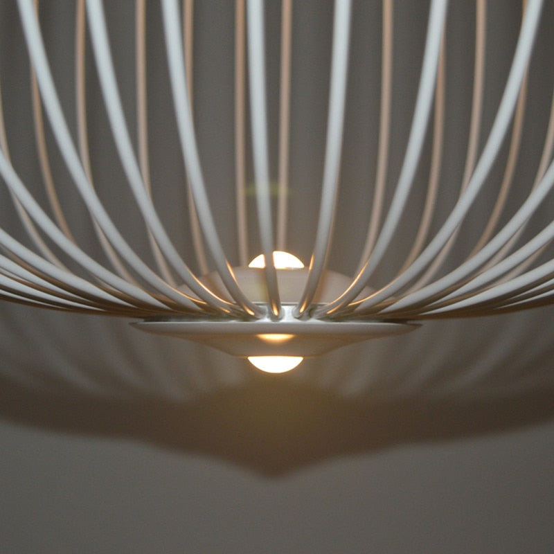 VentoSpire Suspension Pendant Light with Spoke Motif