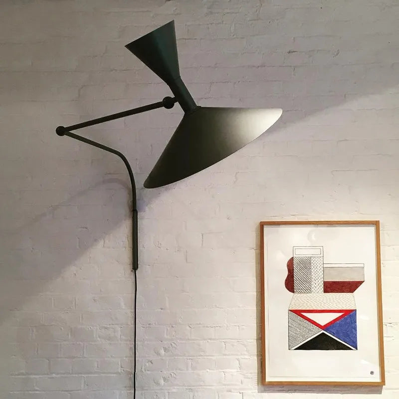 Luminarae | Nordic Swing Wall Light With Swivel Arm