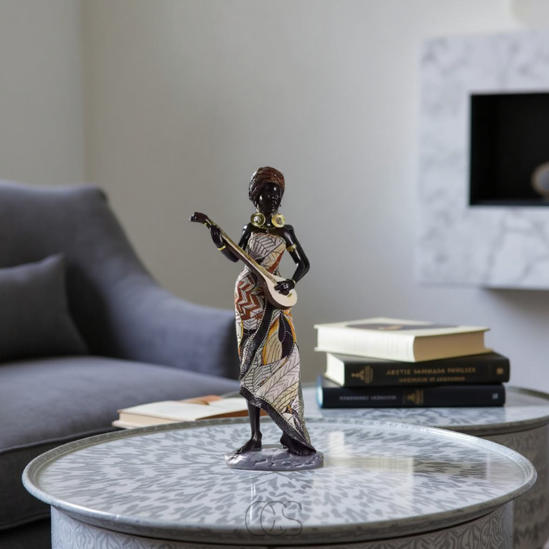 Dirron - African Musicians Statue Set - Decorative Sculptures