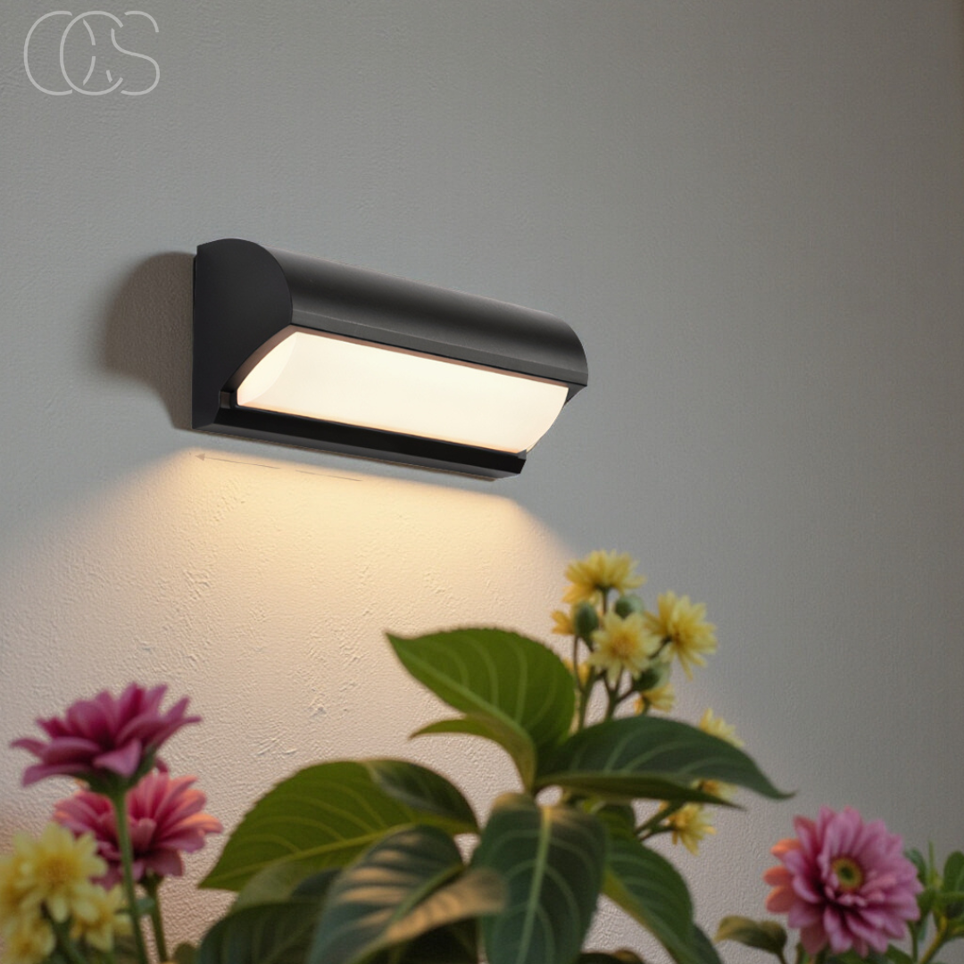 Dirron - Black LED Outdoor Wall Light