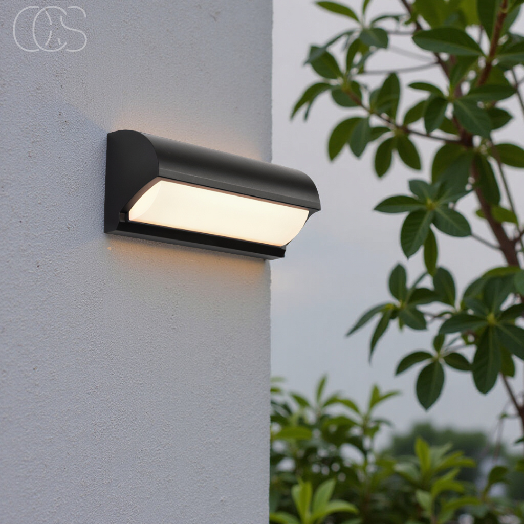 Dirron - Black LED Outdoor Wall Light