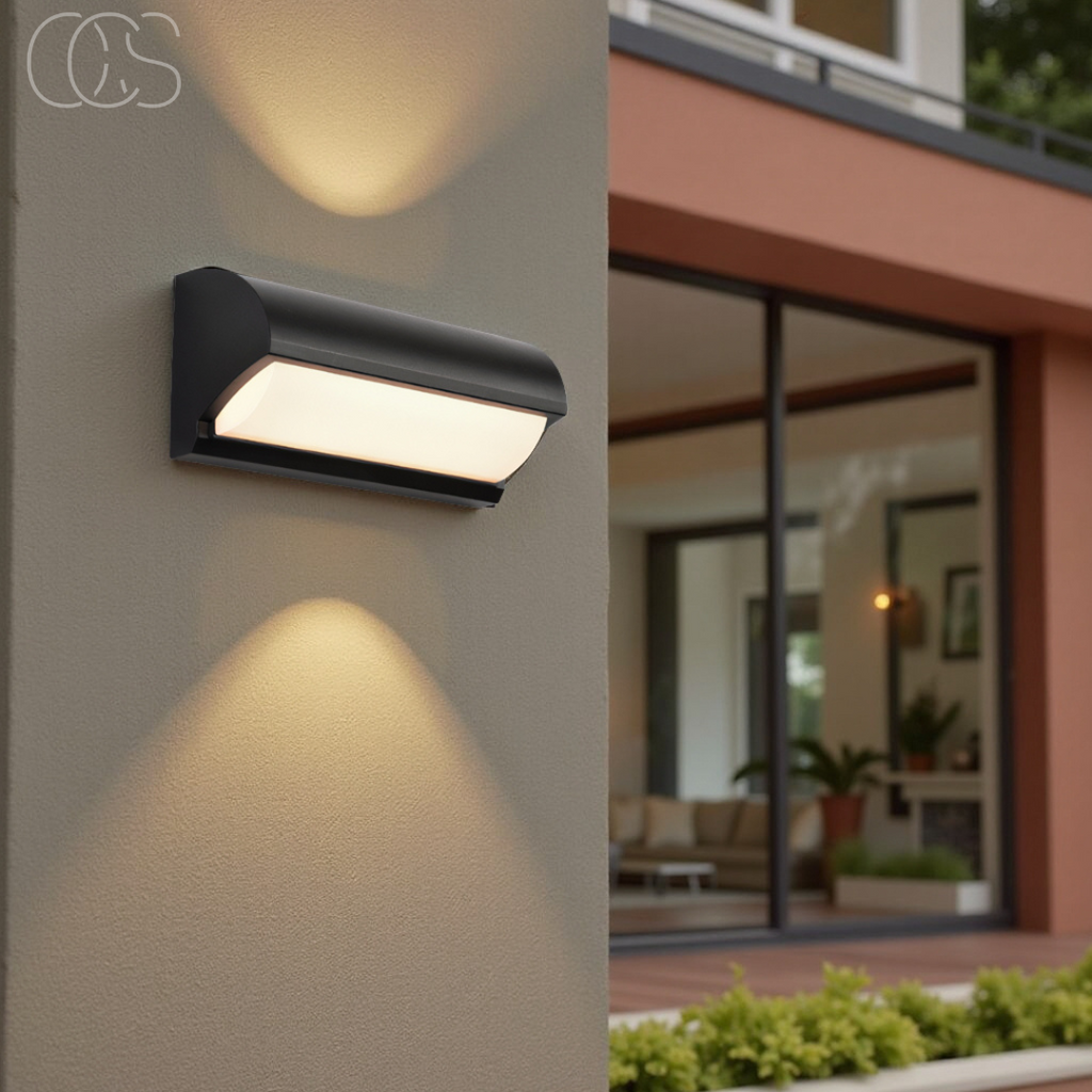 Dirron - Black LED Outdoor Wall Light