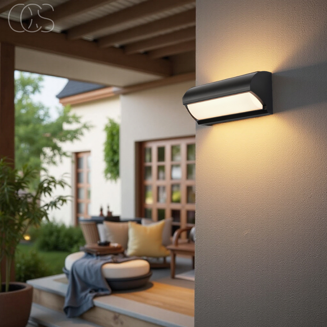 Dirron - Black LED Outdoor Wall Light