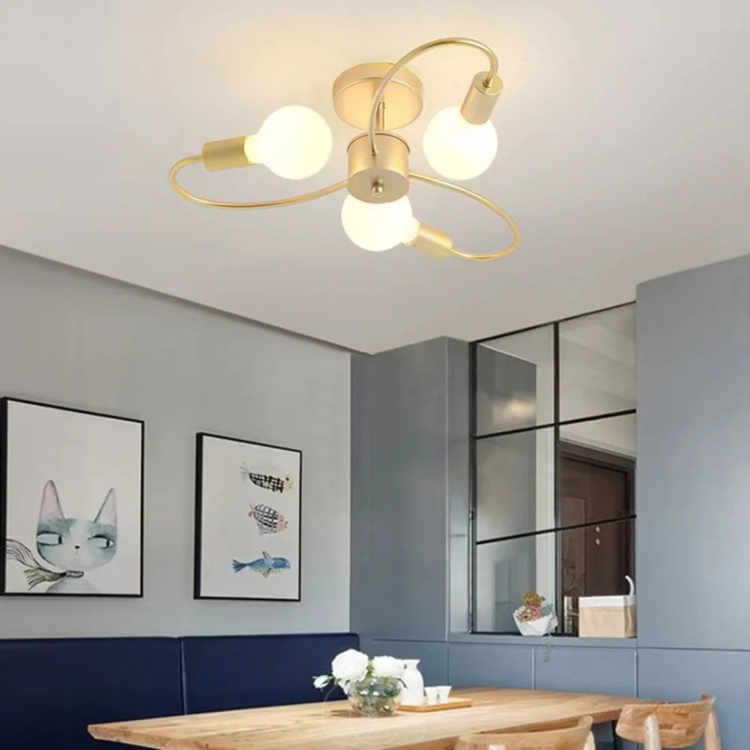 Dirron - Ceiling Lamp with 3 Braided Balls – Modern Design
