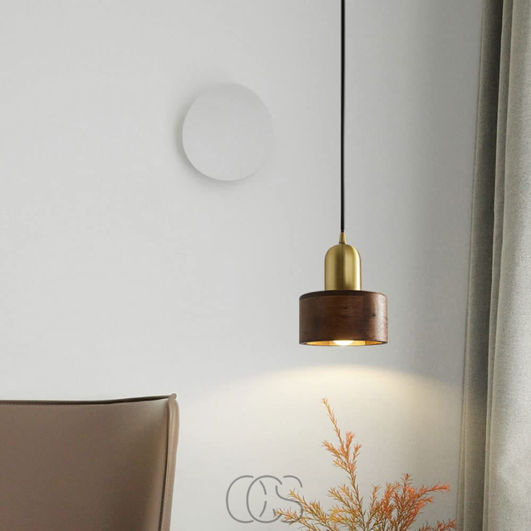 Dirron - Design pendant lamp with gold accent