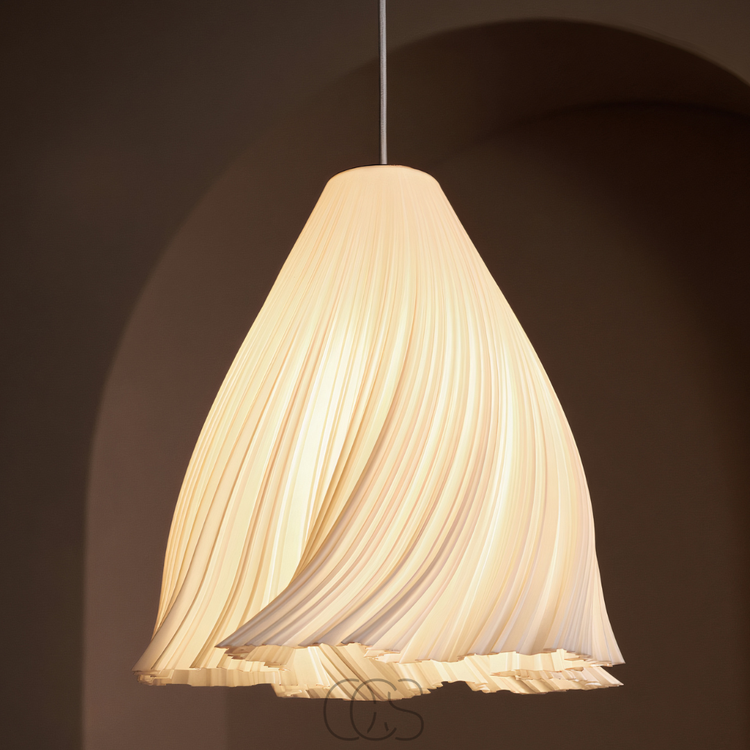 Dirron - Fanning Fabric Ceiling Lamp - Modern Textiles
