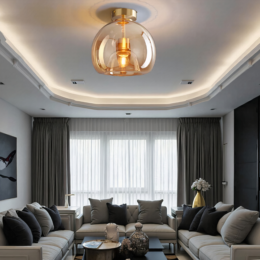 Dirron - LED Glass ceiling lamp - Modern