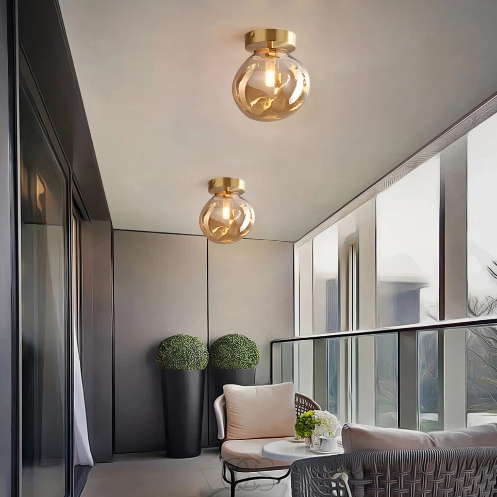 Dirron - LED Glass ceiling lamp - Modern