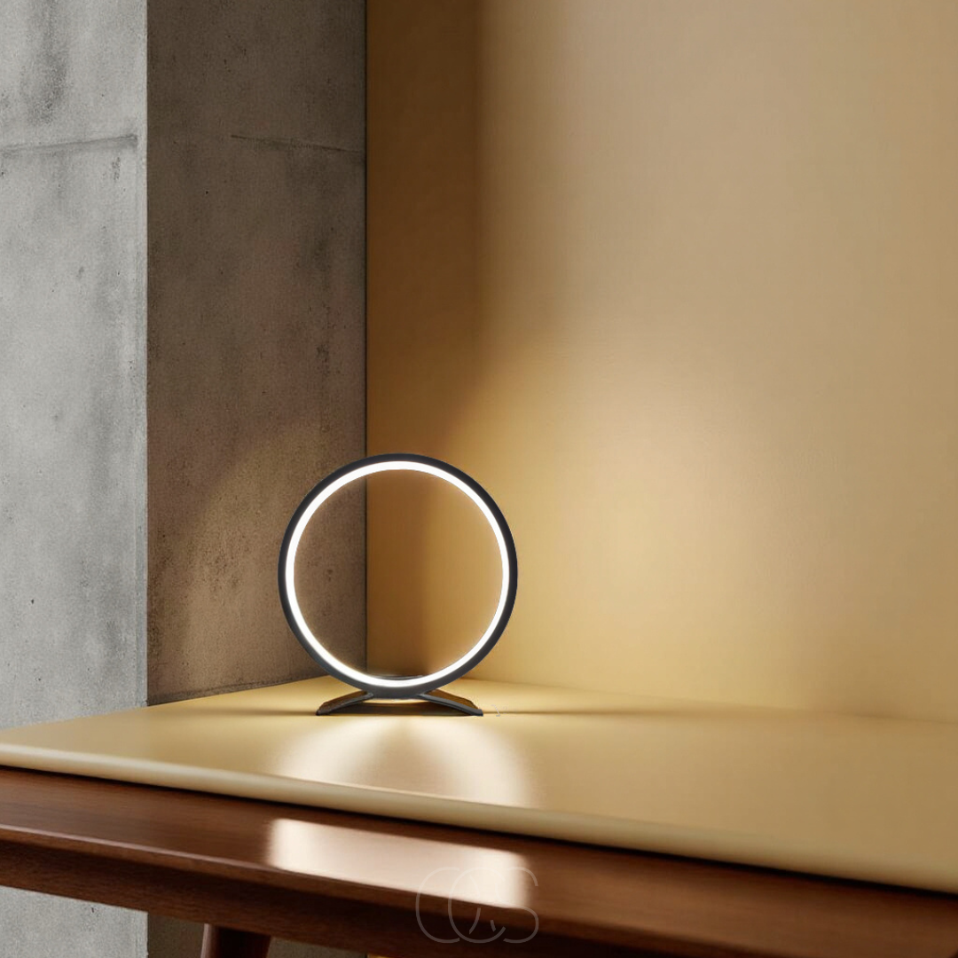 Dirron - LED Ring Table Lamp - Modern Minimalist Design