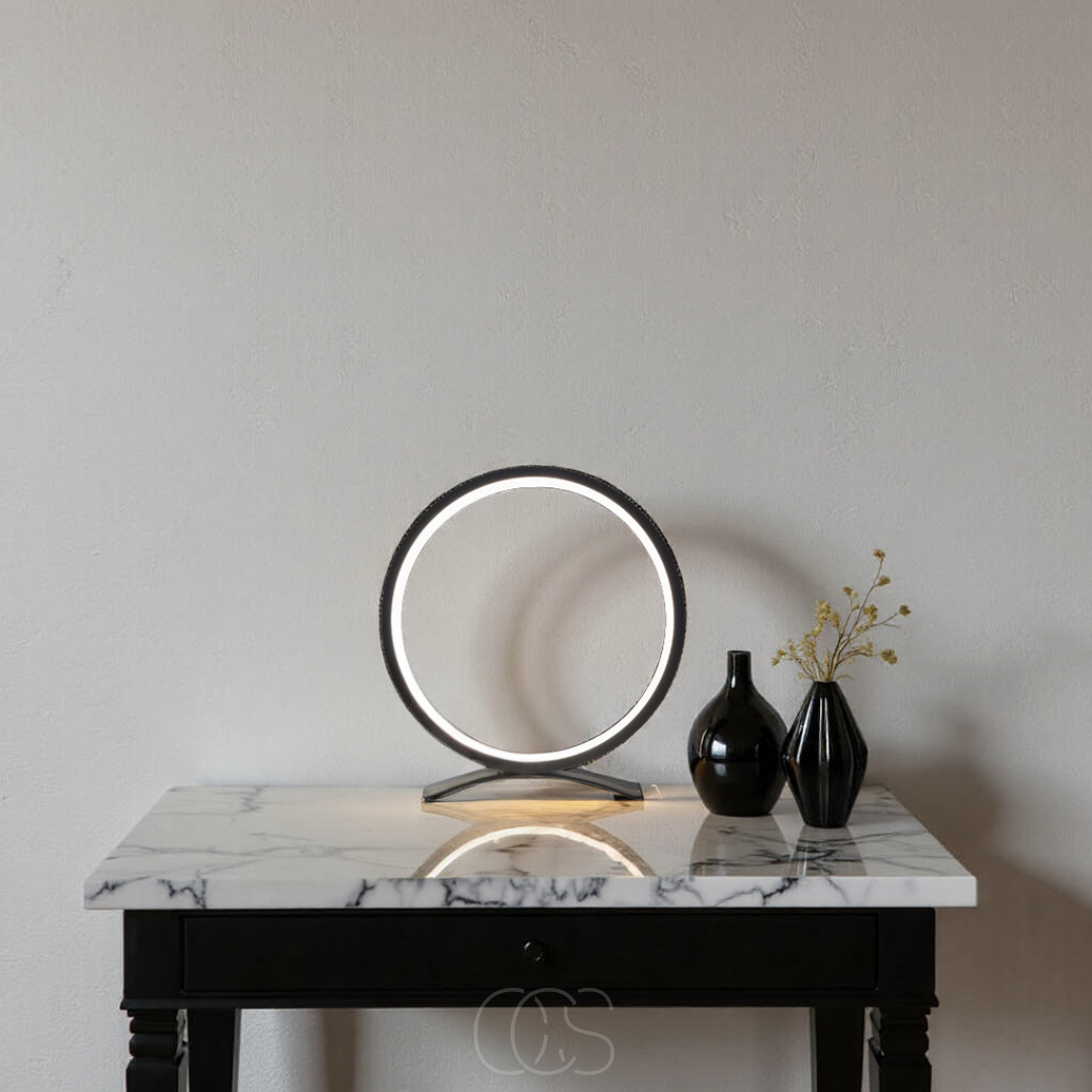 Dirron - LED Ring Table Lamp - Modern Minimalist Design