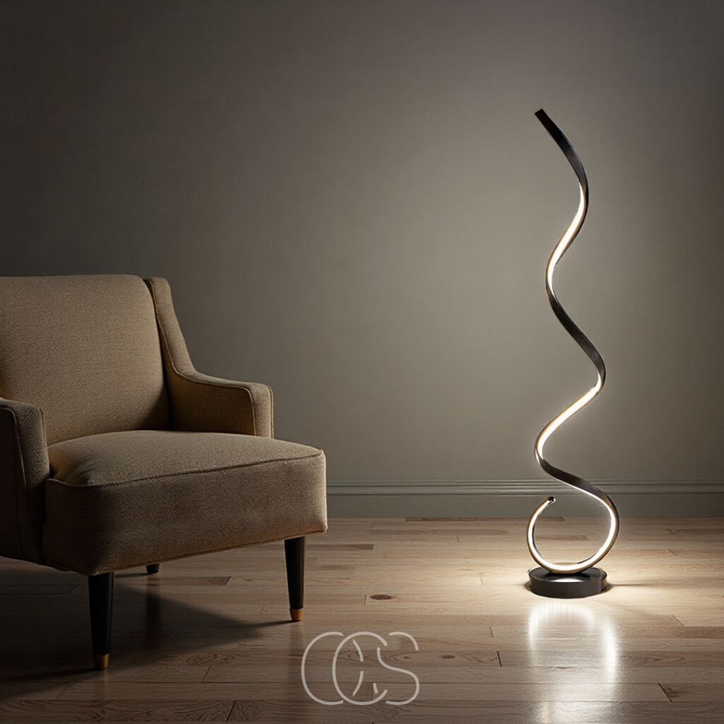 Dirron - LED Spiral Floor Lamp Dimmable