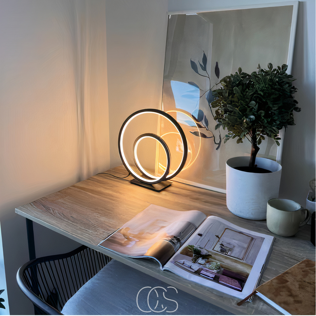 Dirron - LED Table Lamp Double Ring