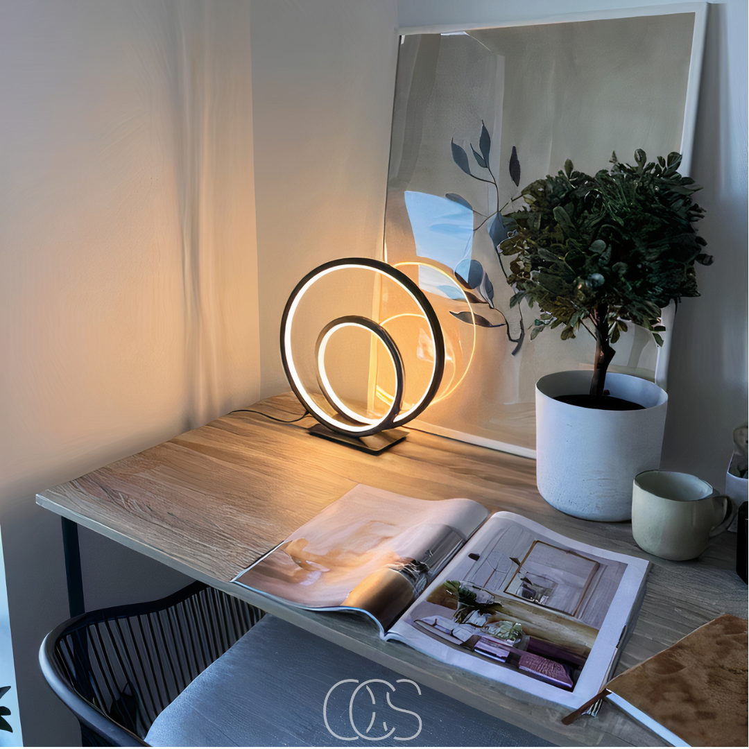 Dirron - LED Table Lamp Double Ring