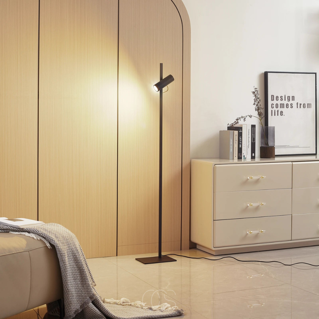 Dirron - LED floor lamp with spotlight - reading lamp