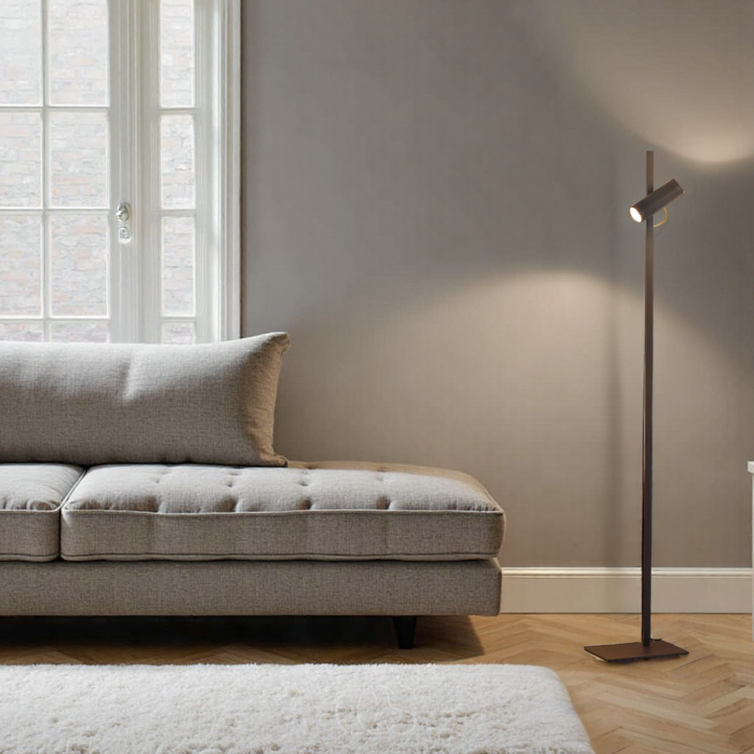 Dirron - LED floor lamp with spotlight - reading lamp
