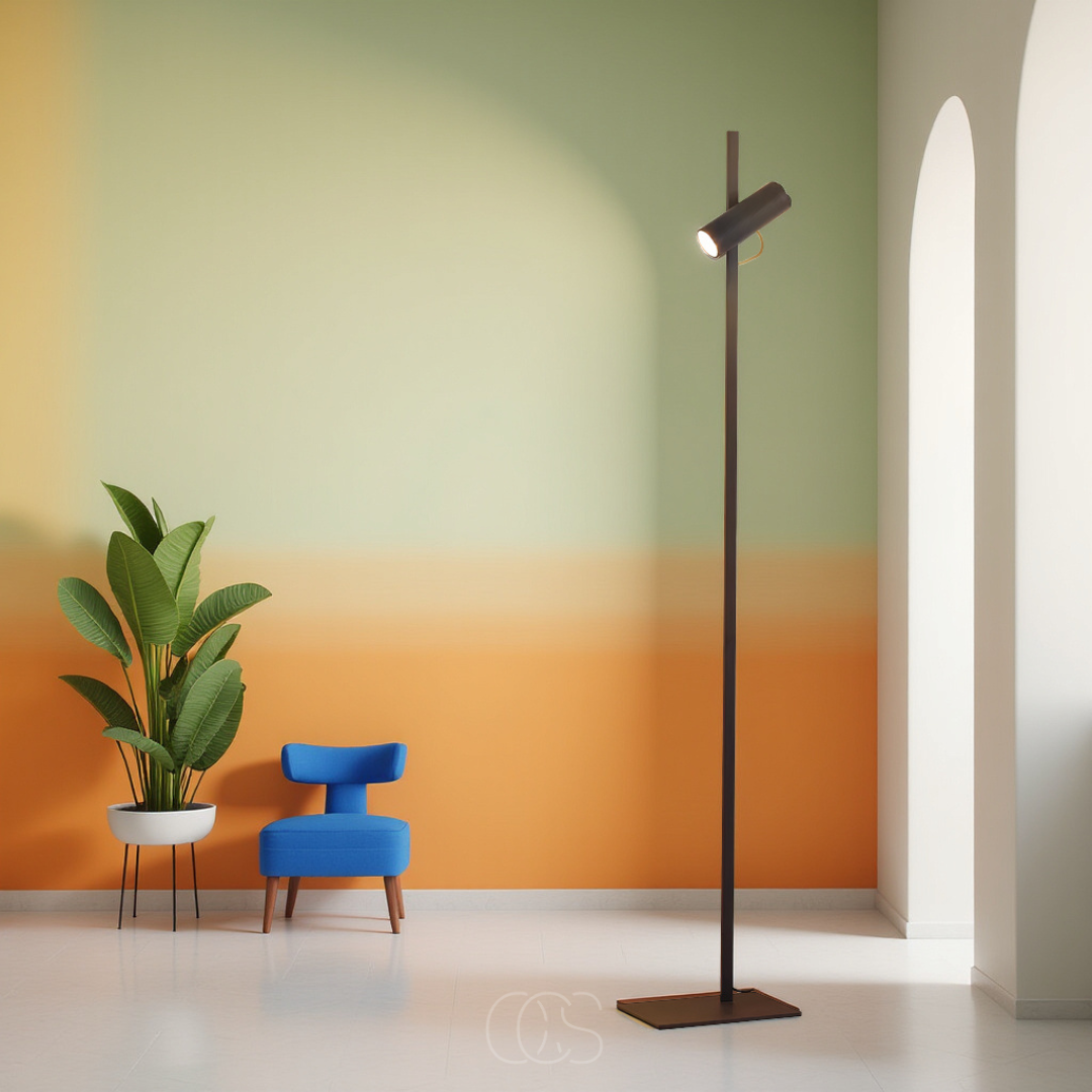 Dirron - LED floor lamp with spotlight - reading lamp