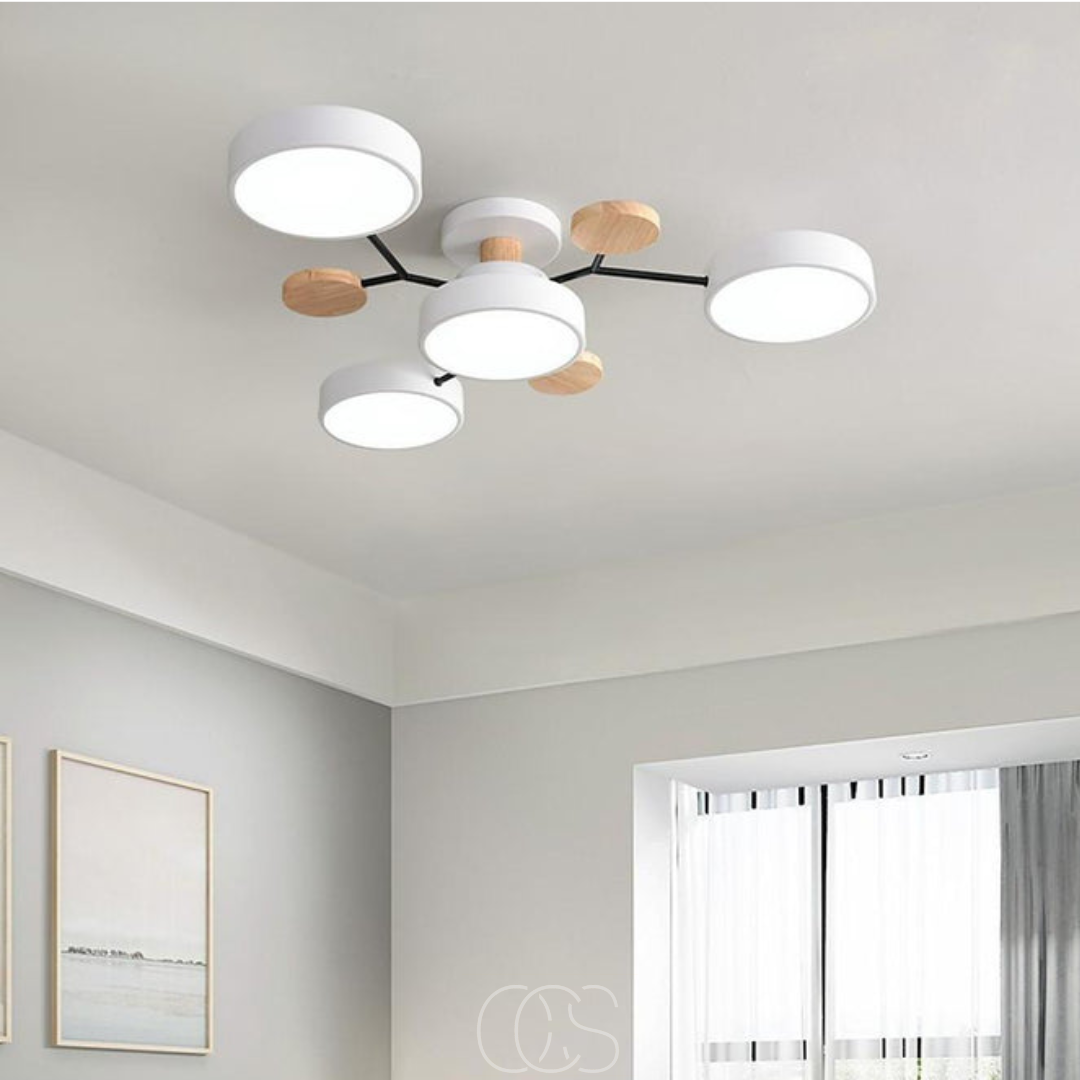 Dirron - Macaron Metal LED Ceiling Lamp - Dimmable 3-Color