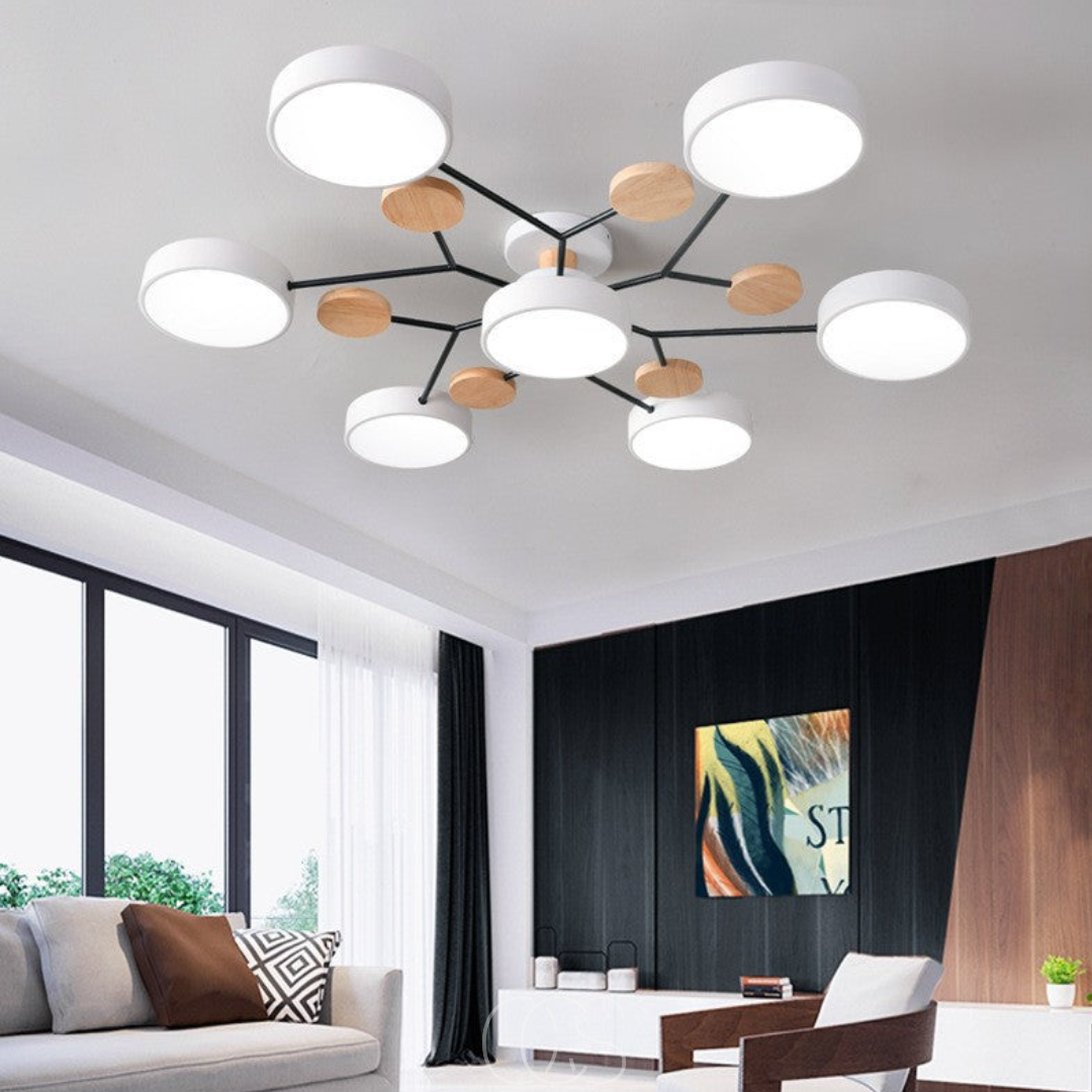 Dirron - Macaron Metal LED Ceiling Lamp - Dimmable 3-Color