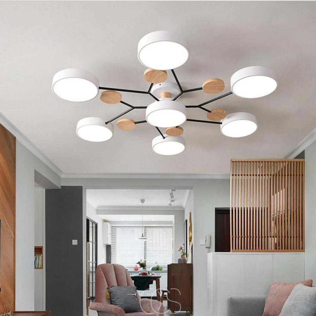 Dirron - Macaron Metal LED Ceiling Lamp - Dimmable 3-Color