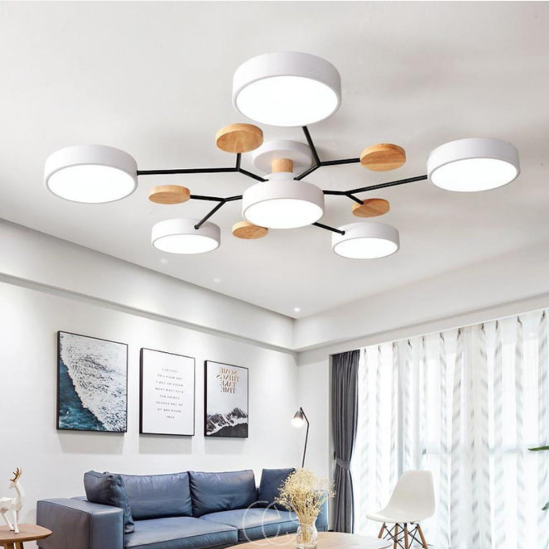 Dirron - Macaron Metal LED Ceiling Lamp - Dimmable 3-Color