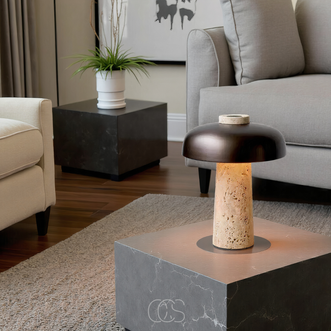 Dirron - Modern Stone Table Lamp