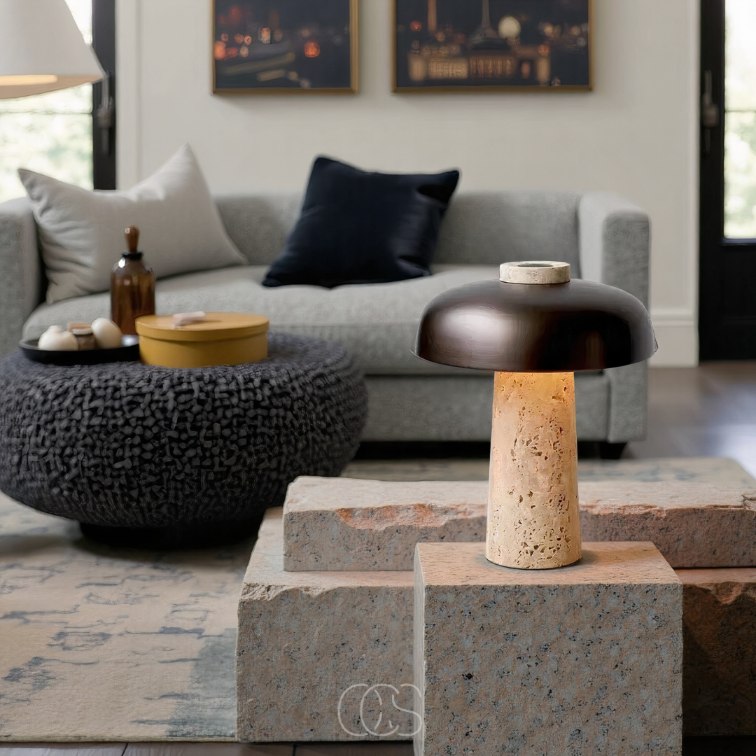 Dirron - Modern Stone Table Lamp
