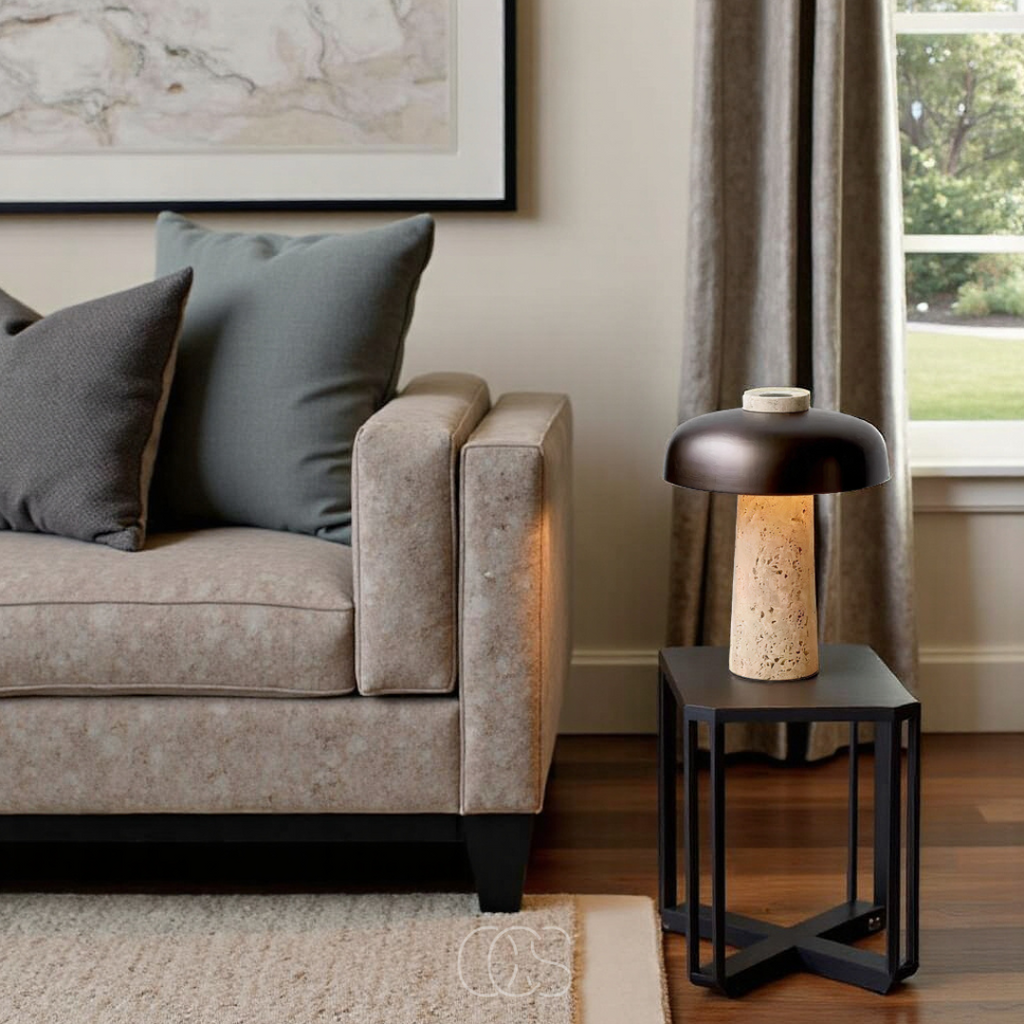 Dirron - Modern Stone Table Lamp