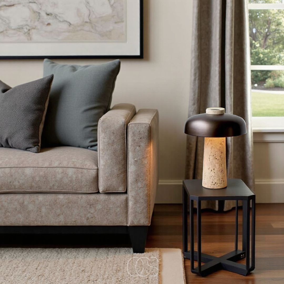 Dirron - Modern Stone Table Lamp