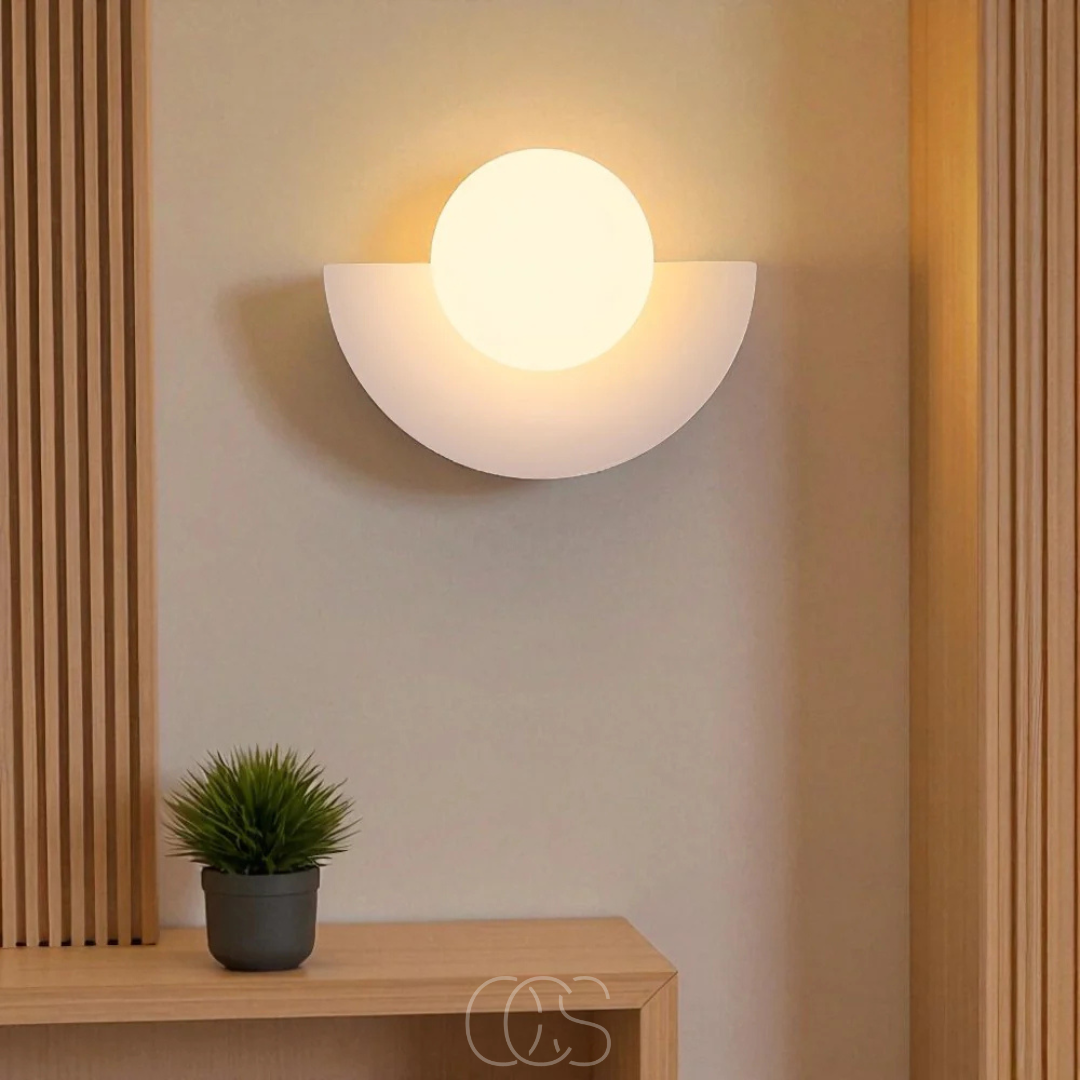 Dirron - Nordic Half-Circular Wall Lamp – Scandinavian Design