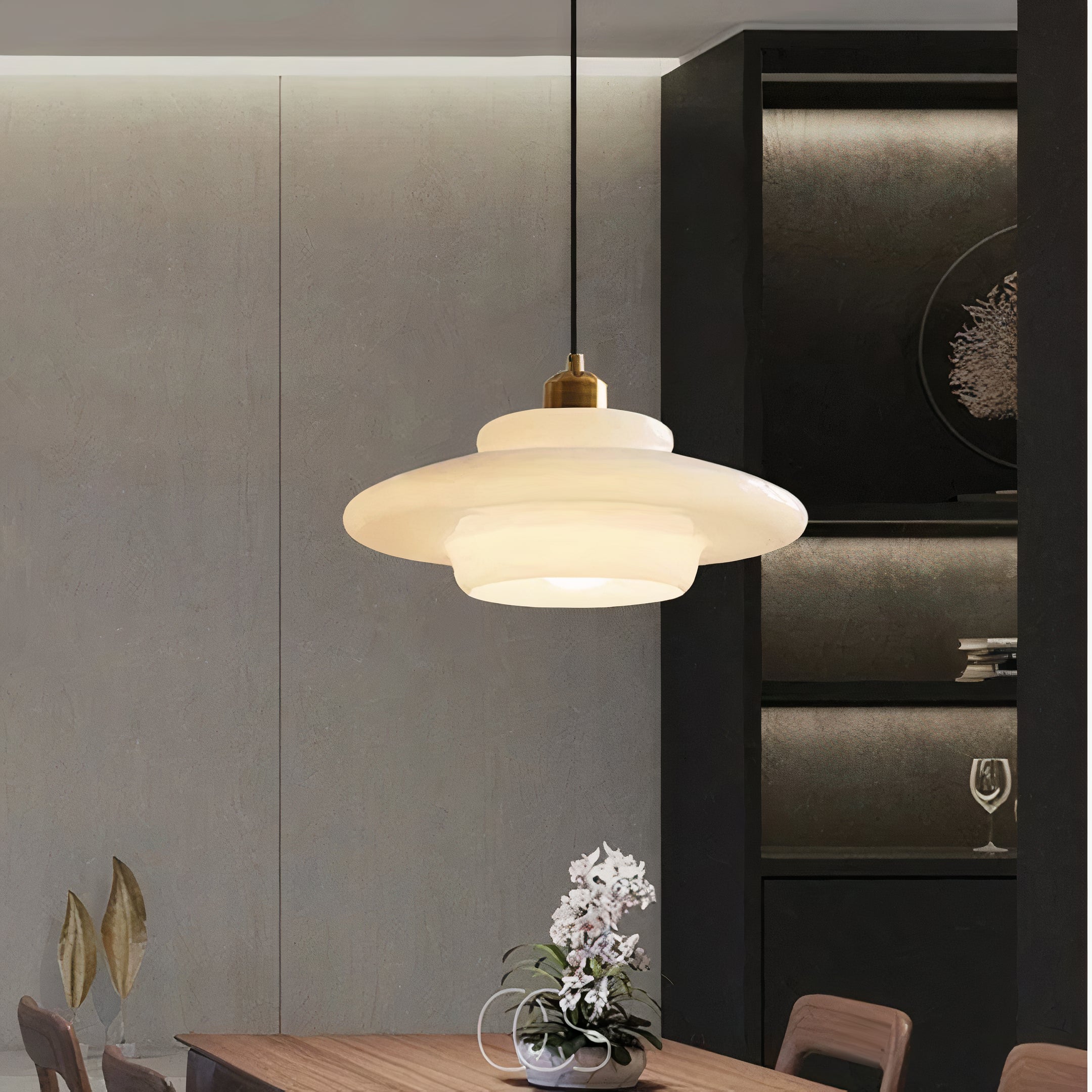 Dirron - Perle pendant lamp - Brass & Glass