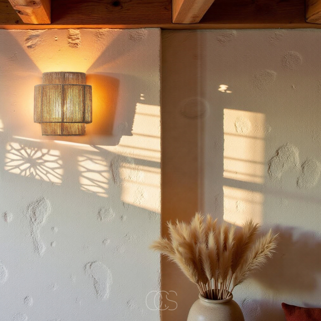 Dirron - Rattan Boho Wall Lamp