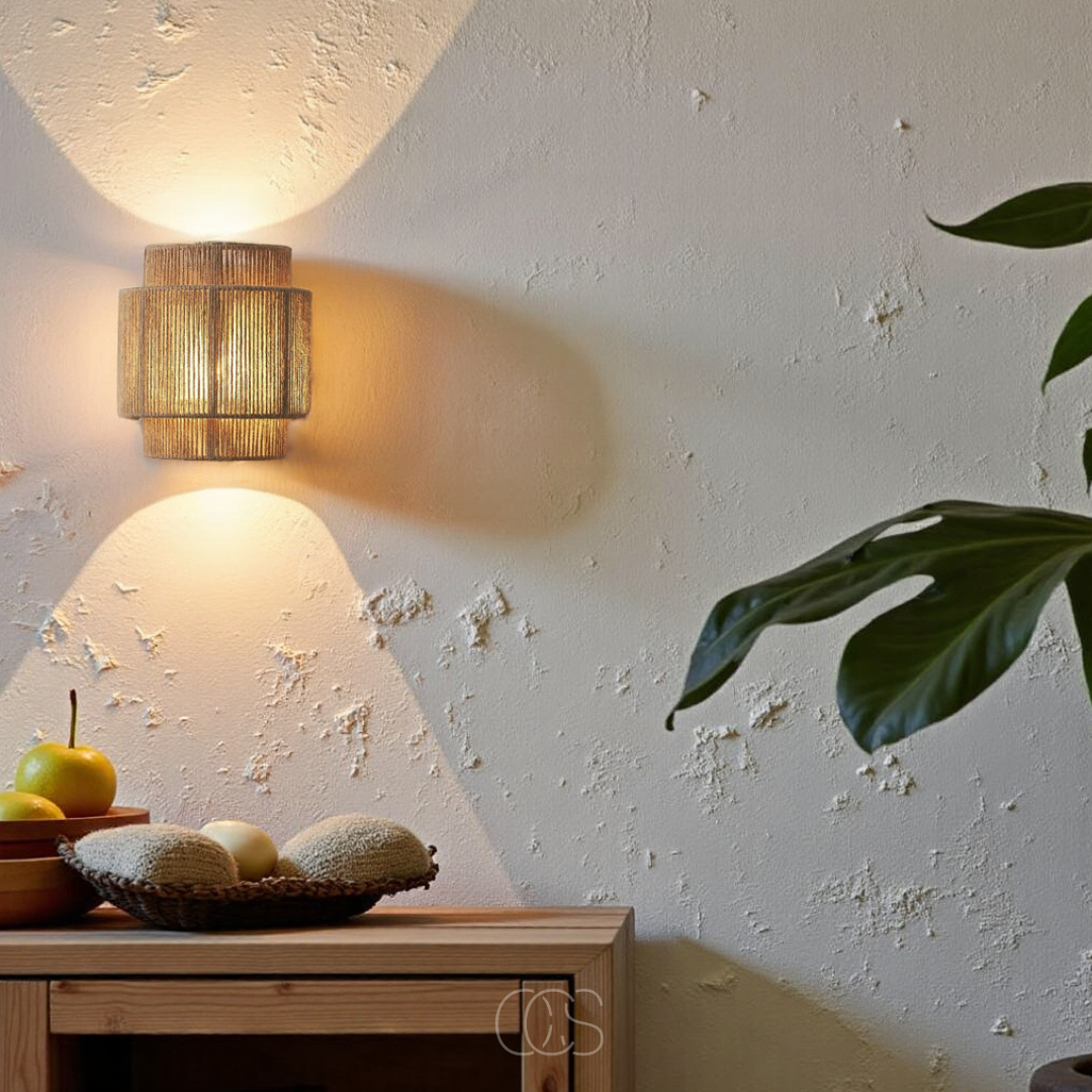 Dirron - Rattan Boho Wall Lamp